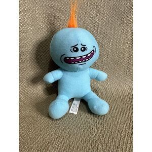 Mr. Meeseeks Plush Rick and Morty Blue Alien 7" Stuffed Animal Toy Factory